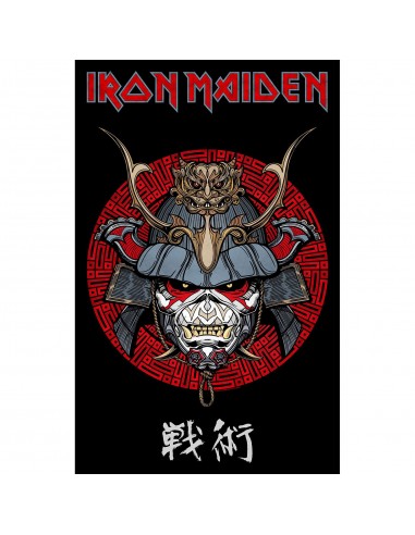 Poster Textil Iron Maiden Senjutsu Samurai Eddie