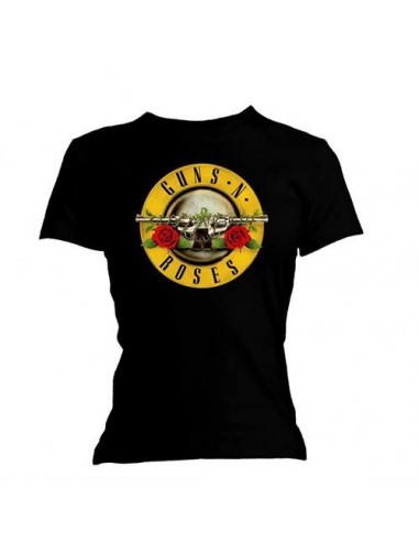 Tricou Dama Guns N' Roses Classic Bullet Logo