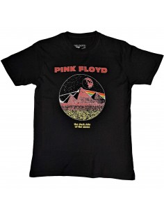 Tricou Unisex Pink Floyd Vintage Pyramids