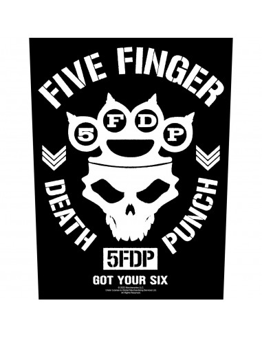 Back Patch Five Finger Death Punch Got Your Six