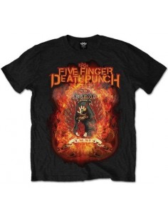 Tricou Unisex Five Finger Death Punch Burn in Sin