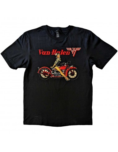 Tricou Unisex Van Halen Pin-Up Motorcycle