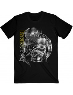 Tricou Unisex Iron Maiden The Future Past Tour '23 Greyscale