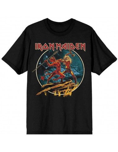 Tricou Unisex Iron Maiden Run To The Hills Circular