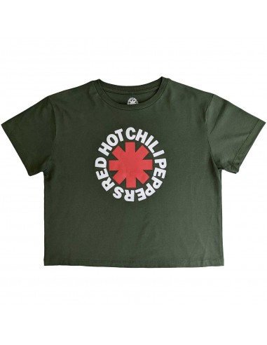 Tricou Crop Top Dama Red Hot Chili Peppers Classic Asterisk