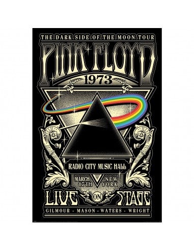 Poster Oficial Pink Floyd The Dark Side Of The Moon Tour 1973