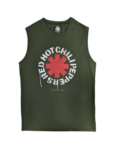 Tricou Fara Maneci Red Hot Chili Peppers Stencil