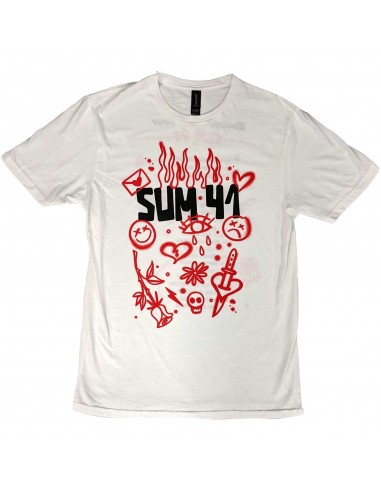 Tricou Unisex Sum 41 Sketches European Tour 2022