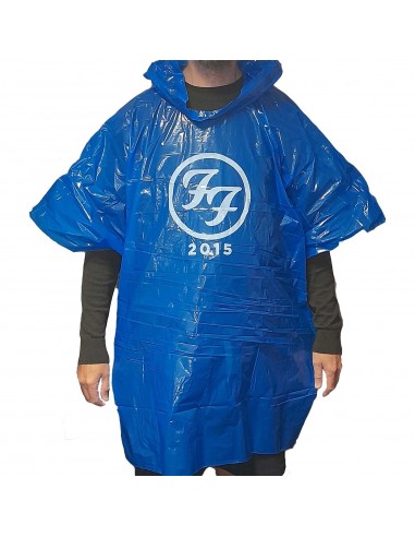 Pelerina Ploaie Foo Fighters White FF Logo 2015