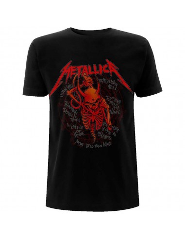 Tricou Unisex Metallica Skull Screaming Red 72 Seasons