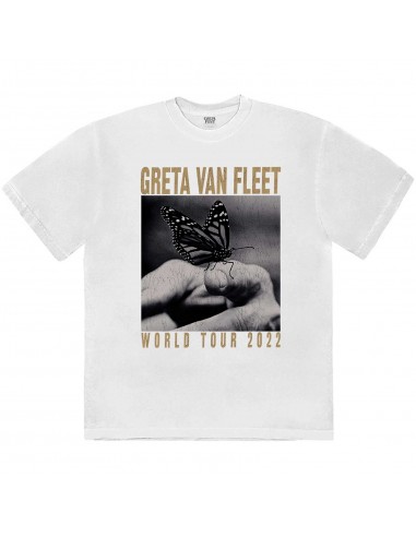 Tricou Unisex Greta Van Fleet World Tour Butterfly