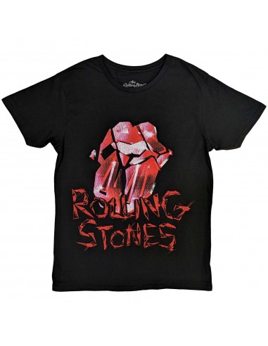 Tricou Unisex The Rolling Stones Hackney Diamonds Cracked Glass Tongue