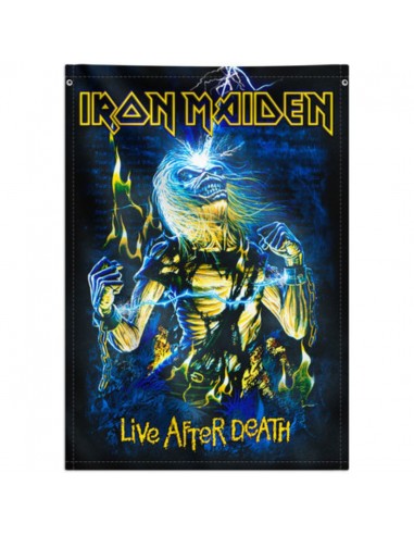 Poster Textil Oficial Iron Maiden Live After Death