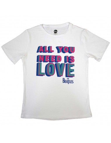 Tricou Damă Oficial The Beatles All You Need Is Love