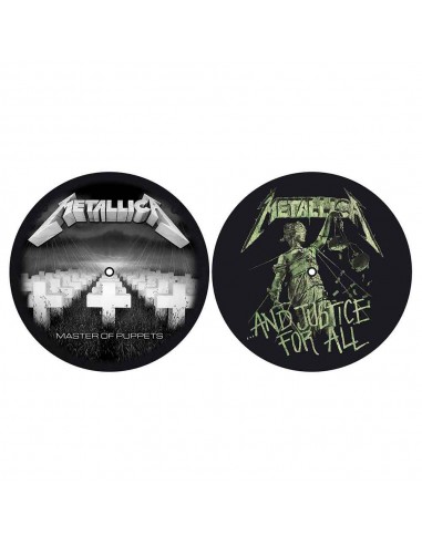 Set Slipmat Oficial Metallica Master Of Puppets / And Justice For All