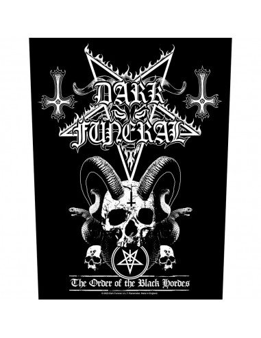 Back Patch Oficial Dark Funeral Order Of The Black Hordes