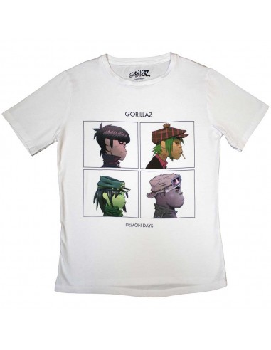 Tricou Damă Oficial Gorillaz Demon Days