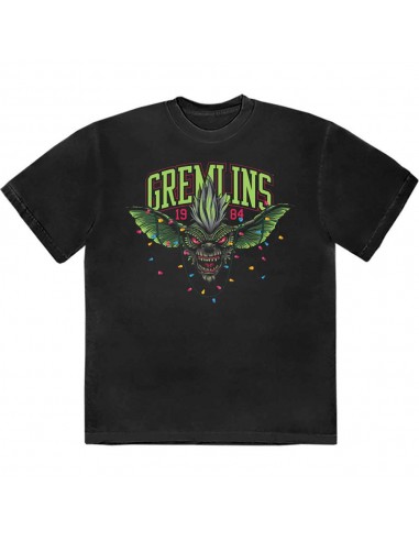 Tricou Oficial Gremlins Stripe 1984 Xmas Lights