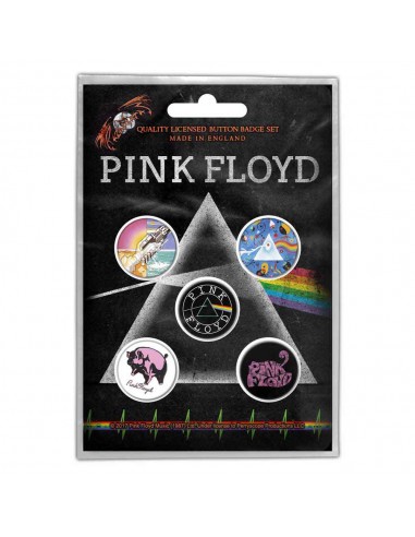 Set Insigne Oficiale Pink Floyd Prism