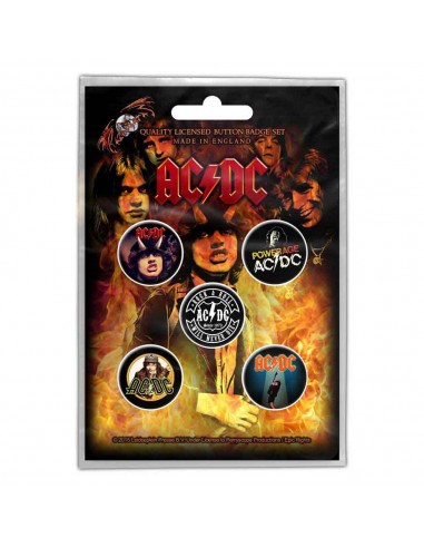 Set Insigne Oficiale AC/DC Highway To Hell