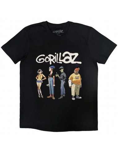 Tricou Oficial Gorillaz Spray Logo Group