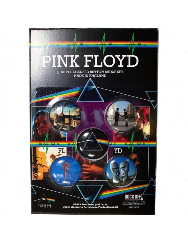 Set Insigne Oficiale Pink Floyd Album Covers
