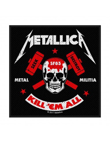 Patch Oficial Metallica Metal Militia