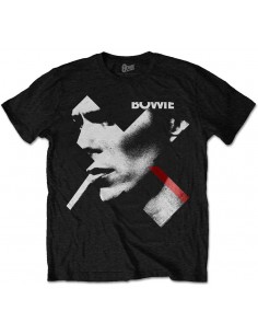 Tricou Unisex David Bowie: X Smoke Red