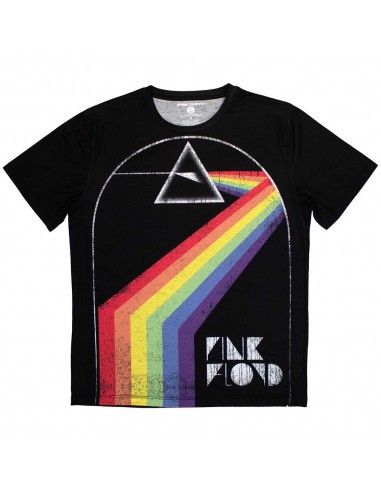 Tricou Oficial Pink Floyd The Dark Side Of The Moon Prism Arch