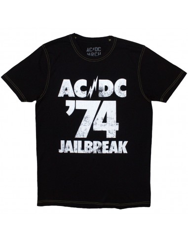 Tricou Oficial AC/DC '74 Jailbreak