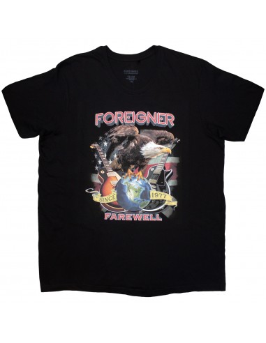 Tricou Oficial Foreigner Farewell Eagle