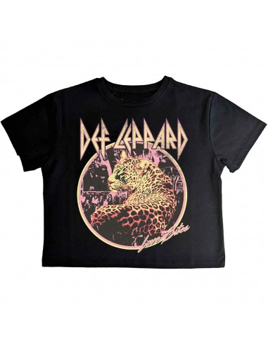 Tricou Oficial Crop Top Damă Def Leppard Love Bites