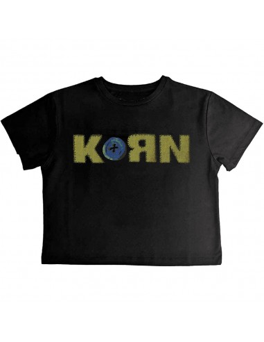 Tricou Oficial Crop Top Damă Korn Doll Issues