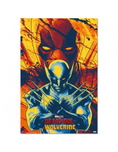 Poster Oficial Marvel Deadpool And Wolverine