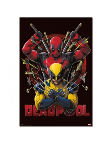 Poster Oficial Marvel Deadpool And Wolverine