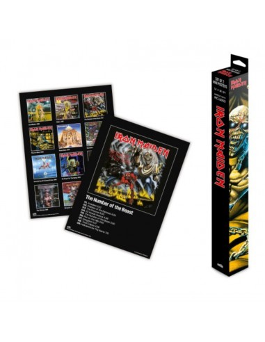 Set 2 Postere Oficiale Iron Maiden