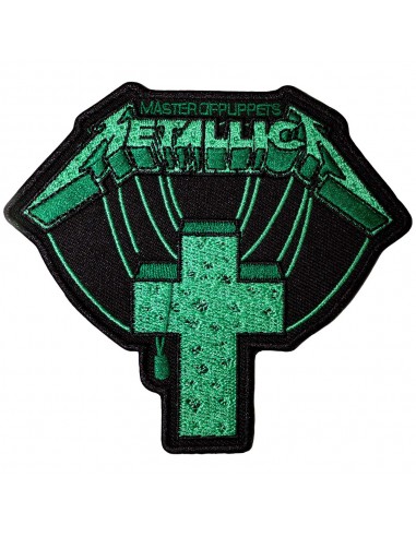 Patch Oficial Metallica Master Of Puppets Green Cross