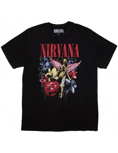 Tricou Oficial Nirvana In Utero Vintage Collage