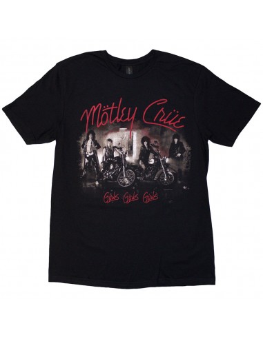 Tricou Oficial Motley Crue Girls, Girls, Girls Vintage