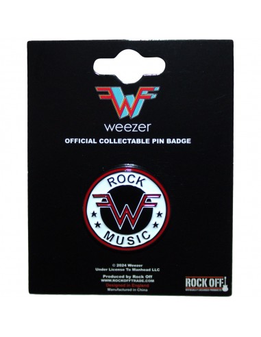 Insignă Oficială Weezer Rock Music Emblem