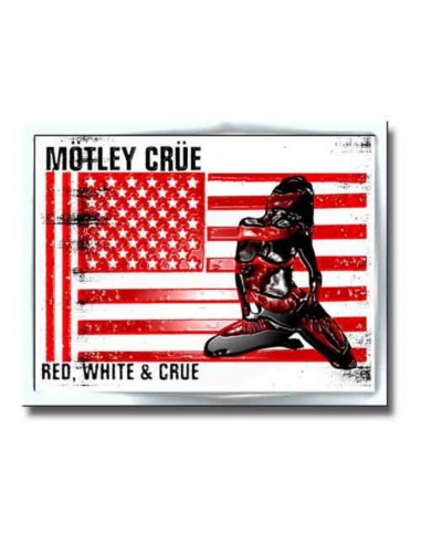 Insignă Oficială Motley Crue Red, White & Crue