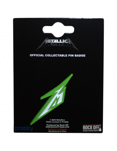 Insignă Oficială Metallica M Logo