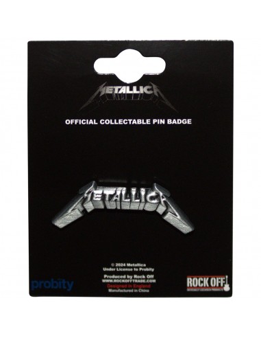 Insignă Oficială Metallica 3D Logo