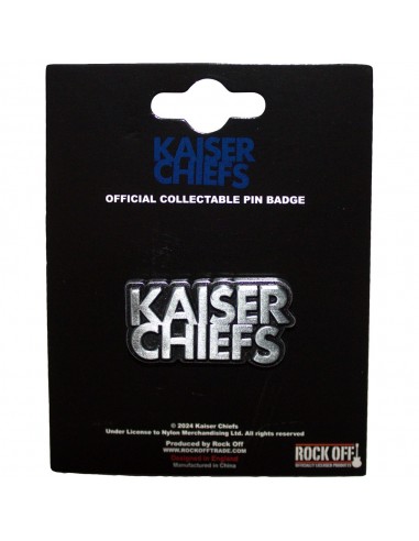 Insignă Oficială Kaiser Chiefs Skewed Logo