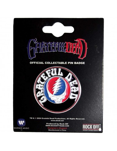 Insignă Oficială Grateful Dead Steal Your Face Logo