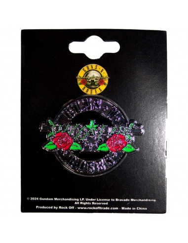 Insignă Oficială Guns N' Roses Silver Circle Logo