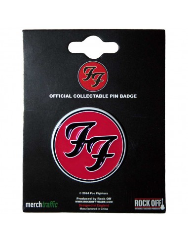 Insignă Oficială Foo Fighters FF Logo