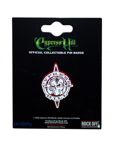 Insignă Oficială Cypress Hill Skull Compass