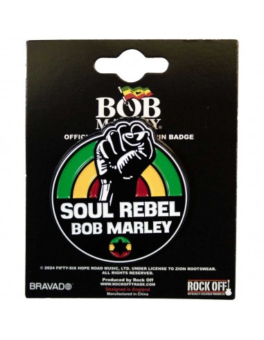 Insignă Oficială Bob Marley Soul Rebel