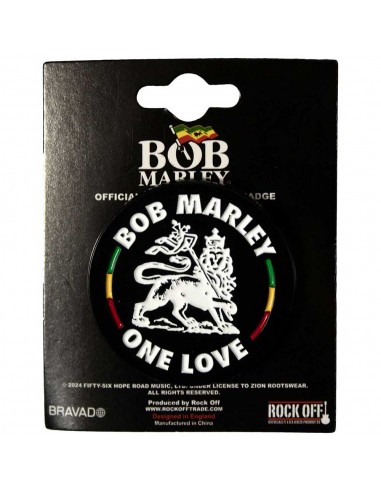 Insignă Oficială Bob Marley Lion